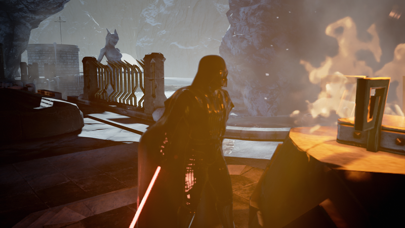 Illustration for article titled Darth Vader Is Pretty Good at Unreal Engine 4 Demos